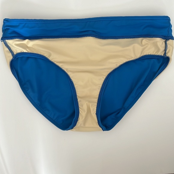 Lands End Blue Swim Bikini Bottoms Size 14 - Picture 5 of 5